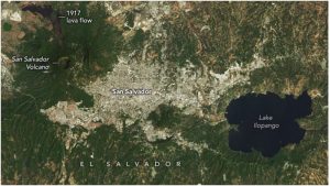 San Salvador desde el espacio