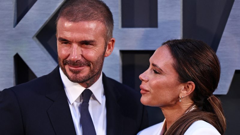 Victoria y David Beckham anillos