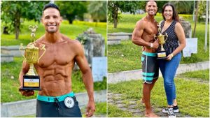 Billy Calderón gana primer lugar en competencia de fisicoculturismo