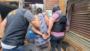 Salvadoreño con antecedentes criminales fue capturado en Guatemala