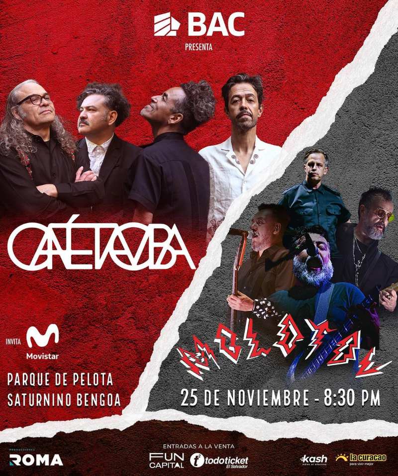 Molotov y Café Tacvba en El Salvador