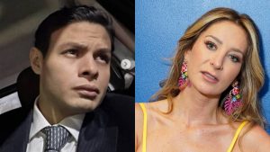 Geraldine Bazán y Giovanni Medina