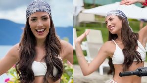 Isabella García-Manzo presume su figura de infarto en el lago de Coatepeque