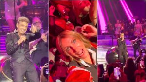 Lili Estefan en concierto de Luis Miguel en Miami