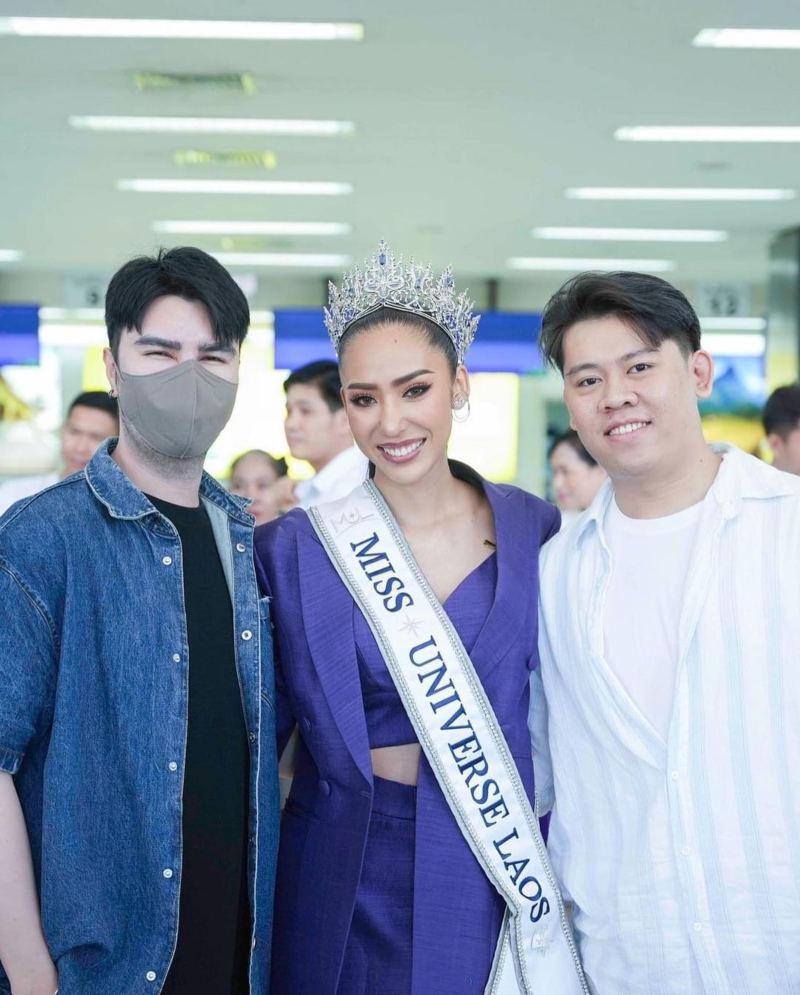 Miss Laos rumbo a El Salvador para Miss Universo