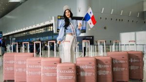 Natasha Vargas, Miss Panamá, es la segunda candidata que llega a El Salvador