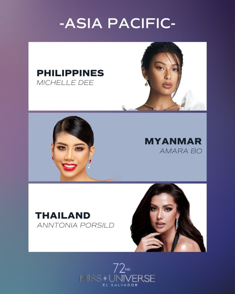 Las candidatas más votadas de Miss Universo
