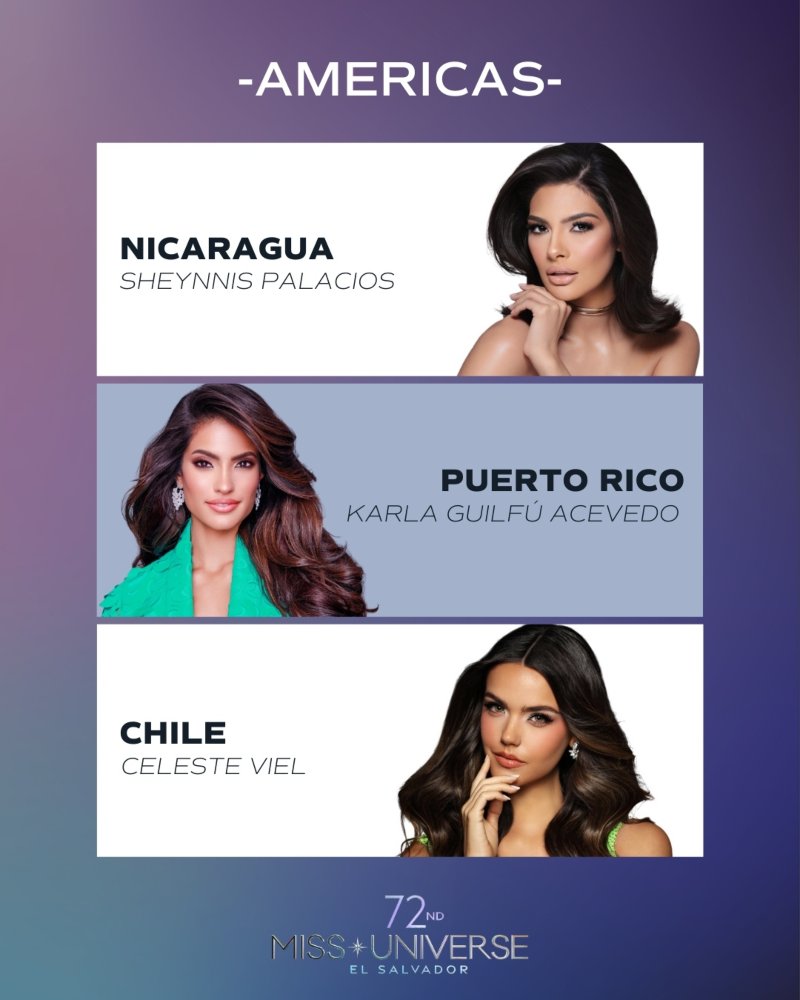 Las candidatas más votadas de Miss Universo