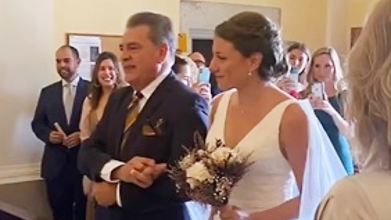 Moisés Urbina boda hija