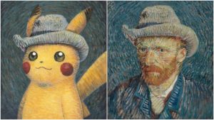 Pokémon en el museo Van Gogh de Ámsterdam