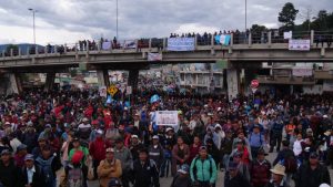 Protestas en Guatemala