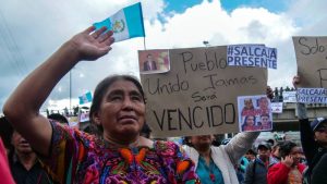 Protestas en Guatemala