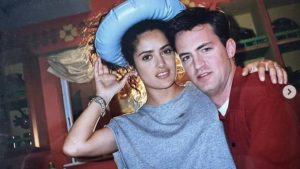 Salma Hayek y Matthew Perry
