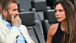 Victoria y David Beckham