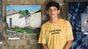 William Díaz artista plástico de San Martín