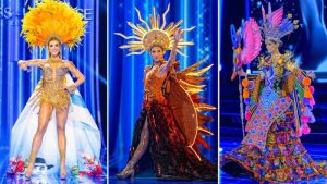 Delegadas de Miss Universo deslumbran con sus trajes nacionales