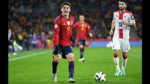 Gavi Lesión Ligamento España Georgia