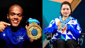 Herbert Aceituno Rebeca Duarte Juegos Parapanamericanos Santiago 2023Herbert Aceituno Rebeca Duarte Juegos Parapanamericanos Santiago 2023