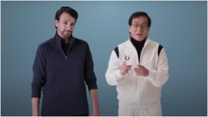 Jackie Chan y Ralph Macchio
