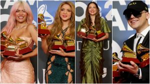 Karol G, Bizarrap, Shakira y Lafourcade triunfan en los Latin Grammy