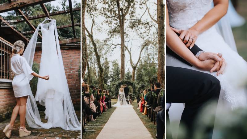 Luciana Sandoval recuerda su boda hace un año