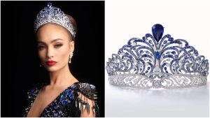 R’Bonney Nola, Miss Universo 2022, porta la corona 