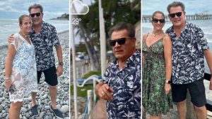Moisés Urbina y su esposa disfrutan en el Puerto de La Libertad con otro famoso de la farándula nacional