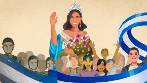 ilustración miss universo