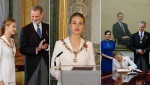 Jura de doña Leonor de Borbón al cumplir 18 años