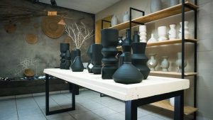 Sala de ventas y exhibiciones de Mojemade en Ilobasco