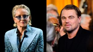 Sharon Stone y Leonardo DiCaprio