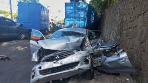 Múltiple accidente en Los Próceres deja 15 heridos, dos de gravedad