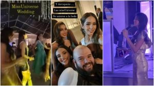Varias candidatas del Miss Universo fueron invitadas a una boda en El Salvador