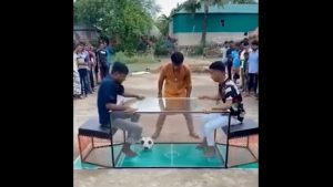 futbol sentado india video viral soccer