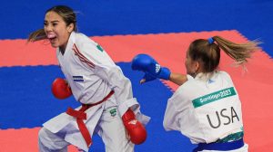 gabriella izaguirre karate santiago chile panamericanos el salvador