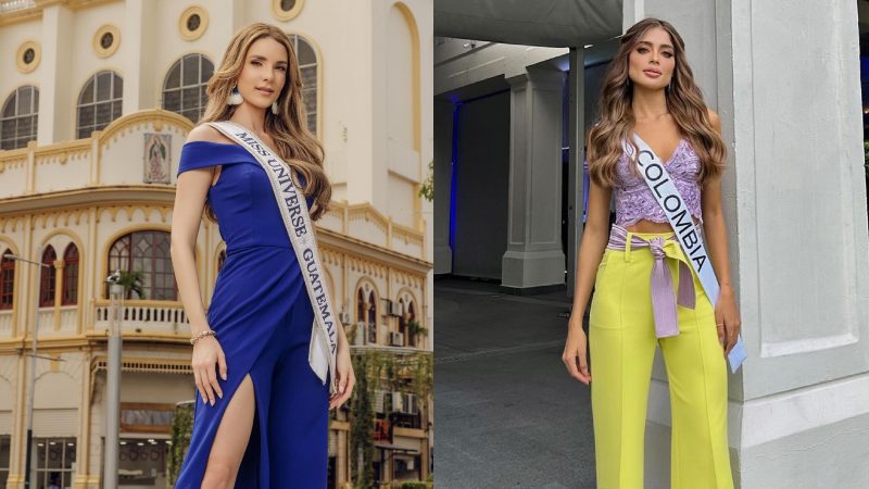 Miss Guatemala y Miss Colombia, las dos mamás que buscan ser Miss Universo