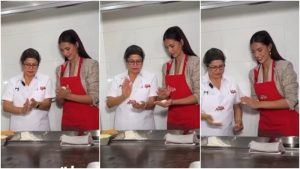 Miss Tailandia sorprende a los salvadoreños al hacer pupusas