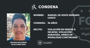 Pandillero fue condenado por violar a dos mujeres en Suchitoto