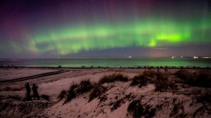 Aurora boreal en Dinamarca