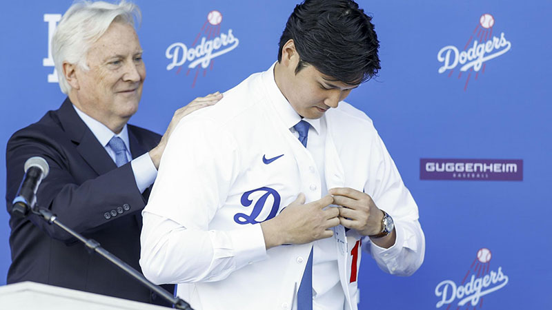 Shohei Ohtani Presentacion Los Angeles Dodgers