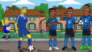 Futbolistas Simpson Magico Hermanos Gil