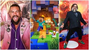 Jason Momoa y Jack Black en filme de Minecraft