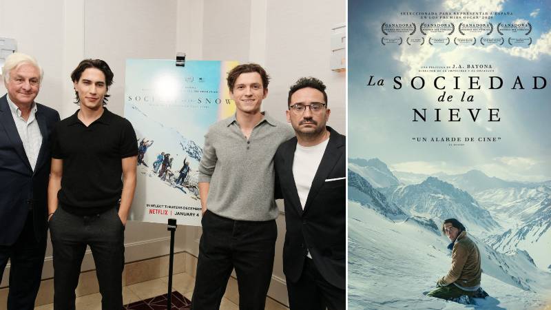 La película española "La sociedad de la nieve" pisa fuerte en los Globos de Oro 2023