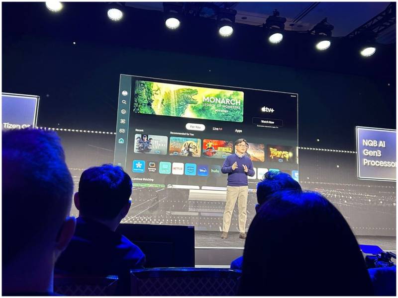 Lanzamiento de nueva línea de pantallas con IA de Samsung Las Vegas