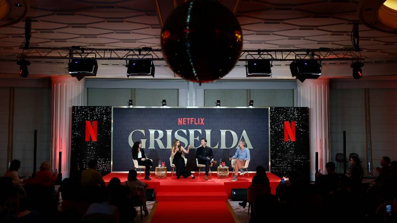Conferencia de prensa sobre serie Griselda de Netflix en Madrid