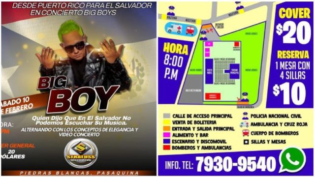 ¡Big Boy regresa y dará concierto en El Salvador!