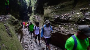 Peña El Caracol es una formación natural ubicada en el municipio de San Pedro Perulapán. Foto EDH/ Lissette Monterrosa