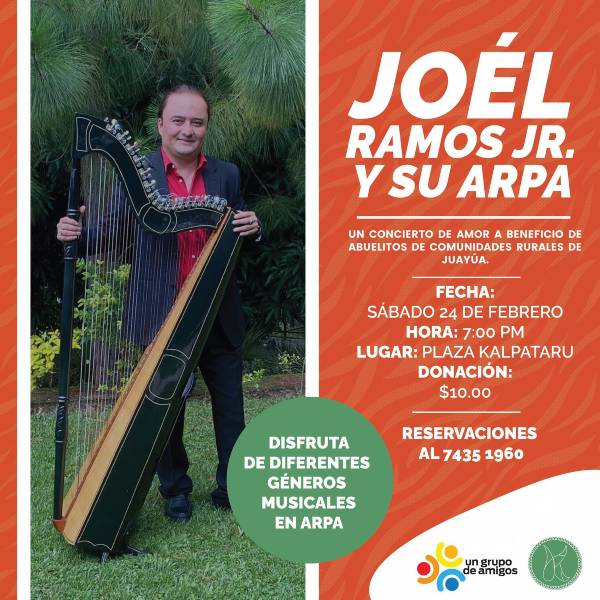 Concierto de Joel Ramos Jr. a beneficio de abuelitos de Jauayúa