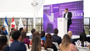 Inauguración edificio de Telus Cascadas