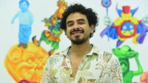 Artista salvadoreño residente en Bradil Herbert De Paz